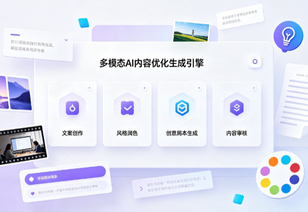 友好区AI智能内容优化创新 多模态生成技术丰富数字内容创作生态
